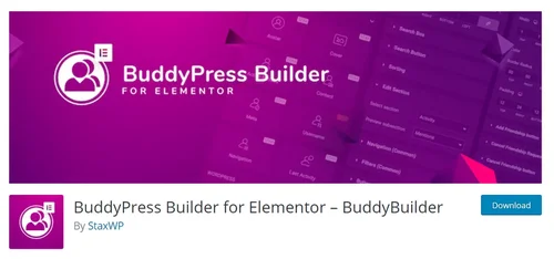 More information about "BuddyBuilder Pro v1.6.2 - Community Builder for BuddyPress and Elementor"