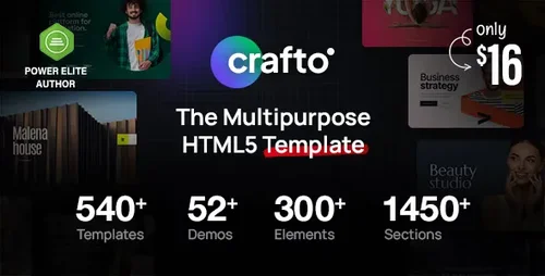 More information about "Crafto - The Multipurpose HTML5 Template"