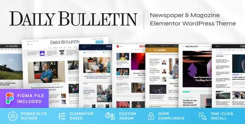 More information about "Daily Bulletin - Magazine & Newspaper WordPress Theme"