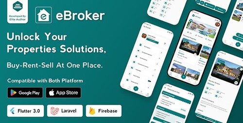 More information about "eBroker v1.2.3 - Real Estate Property Buy-Rent-Sell Flutter app with Laravel Admin Panel - nulled"