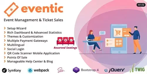 More information about "Eventic v1.5 - Ticket Sales and Event Management System"