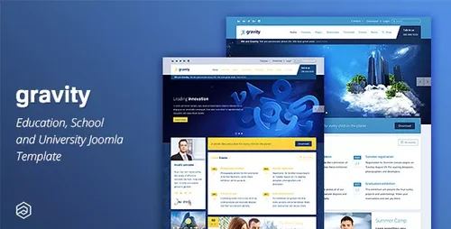 More information about "Gravity - Education Joomla Template"