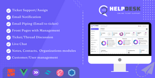 More information about "HelpDesk 4.0.7 - Online Ticketing System with Website - ticket support and management - nulled"