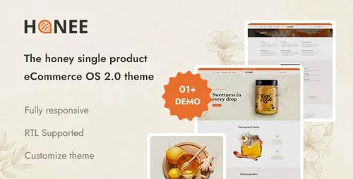 More information about "Honee - Honey Single Product Shopify 2.0 Theme"