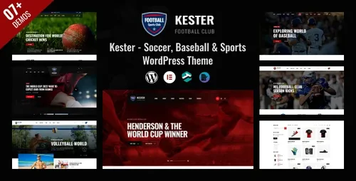 More information about "Kester - Soccer Club & Sports News WordPress Theme"
