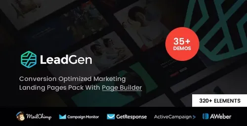 More information about "LeadGen - Multipurpose Marketing Landing Page Pack with HTML Builder"