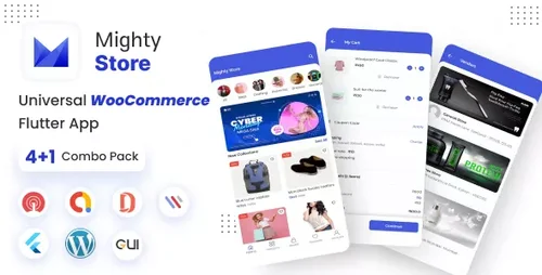 More information about "MightyStore WooCommerce - Flutter E-commerce Full App"