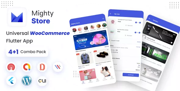 MightyStore WooCommerce - Flutter E-commerce Full App
