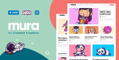 More information about "Mura - WordPress Theme for Content Creators"