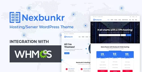More information about "Nexbunker - Hosting/Server WordPress Theme + WHMCS"