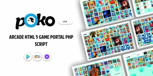 More information about "Poko Arcade - HTML 5 Game Portal PHP Script"