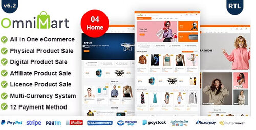 More information about "OmniMart v6.2 - eCommerce CMS - Laravel eCommerce script - nulled"