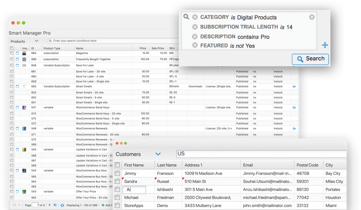 Woocommerce Smart Manager Pro