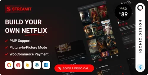 More information about "Streamit - Movie, TV Show, Video Streaming Flutter App with WordPress Backend"