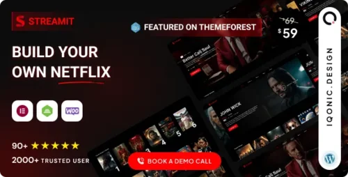 More information about "Streamit - Video Streaming WordPress Theme + RTL"