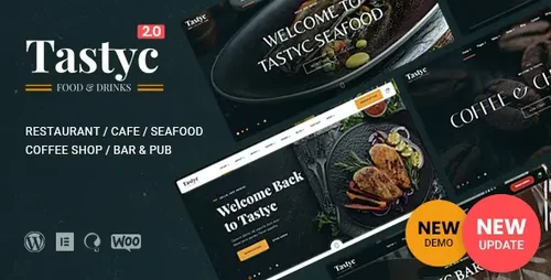 More information about "Tastyc v2.3.0 - Cafe Restaurant Theme"