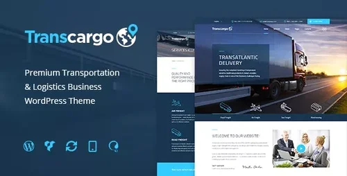 More information about "Transcargo - Transportation WordPress Theme for Logistics"