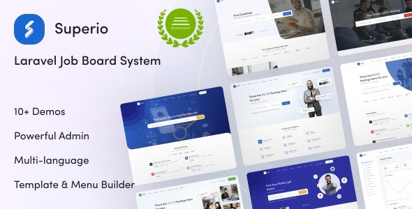 Superio v1.2.0 - Laravel 人才招聘系统