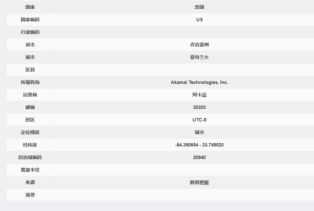 分享一个IP高精度查询网站