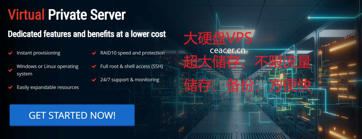 各国大硬盘VPS-第1张图片-Ceacer网络