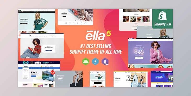 Ella v6.4.1多用途Shopify部分主题NULLED