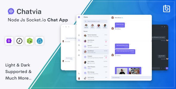 Chatvia v2.0.0 - Nodejs Socket.io Chat App