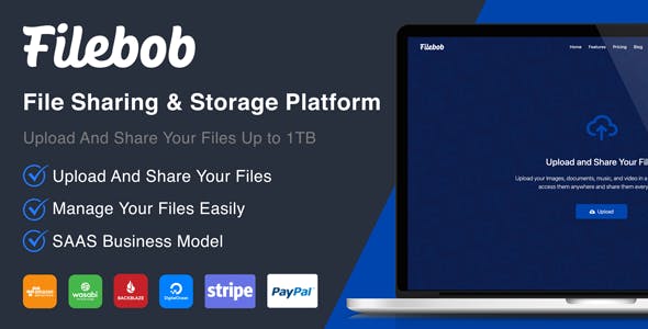 Filebob v1.7.0 - 文件共享和存储平台