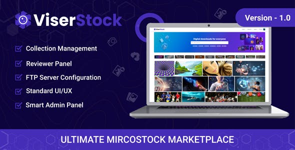 ViserStock v1.0 - Ultimate Microstock Marketplace