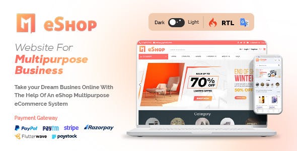 eShop Web v2.0.8 - Multi Vendor eCommerce Marketplace / CMS