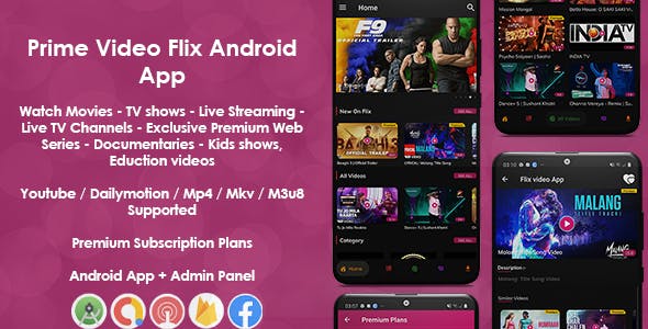 Prime Video Flix App v8.1 - 电影 - 节目 - 直播 - 电视 - 网络系列 - 高级订阅计划-第1张图片-Ceacer网络