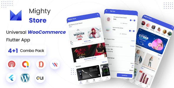 MightyStore Dokan Multi Vendor v16.0 - Flutter 电子商务完整应用-第1张图片-Ceacer网络