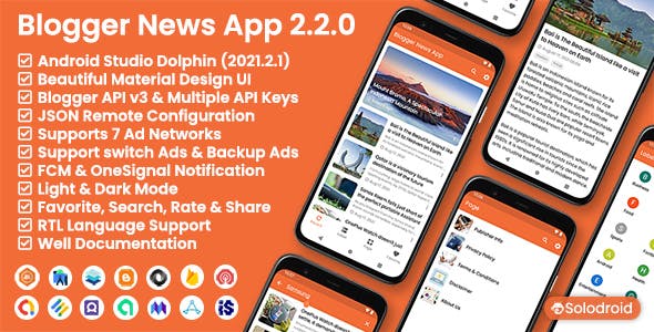 Blogger 新闻应用程序 v2.2.0 - Blogger API v3