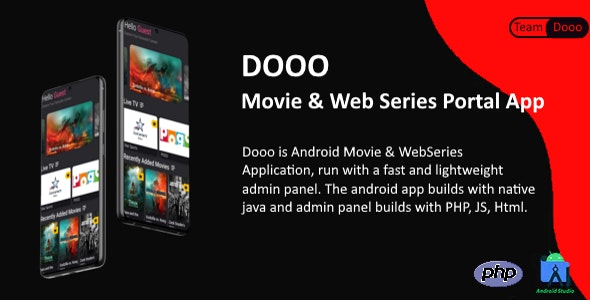 Dooo v2.3.0 - 电影和网络系列门户应用程序 NULLED