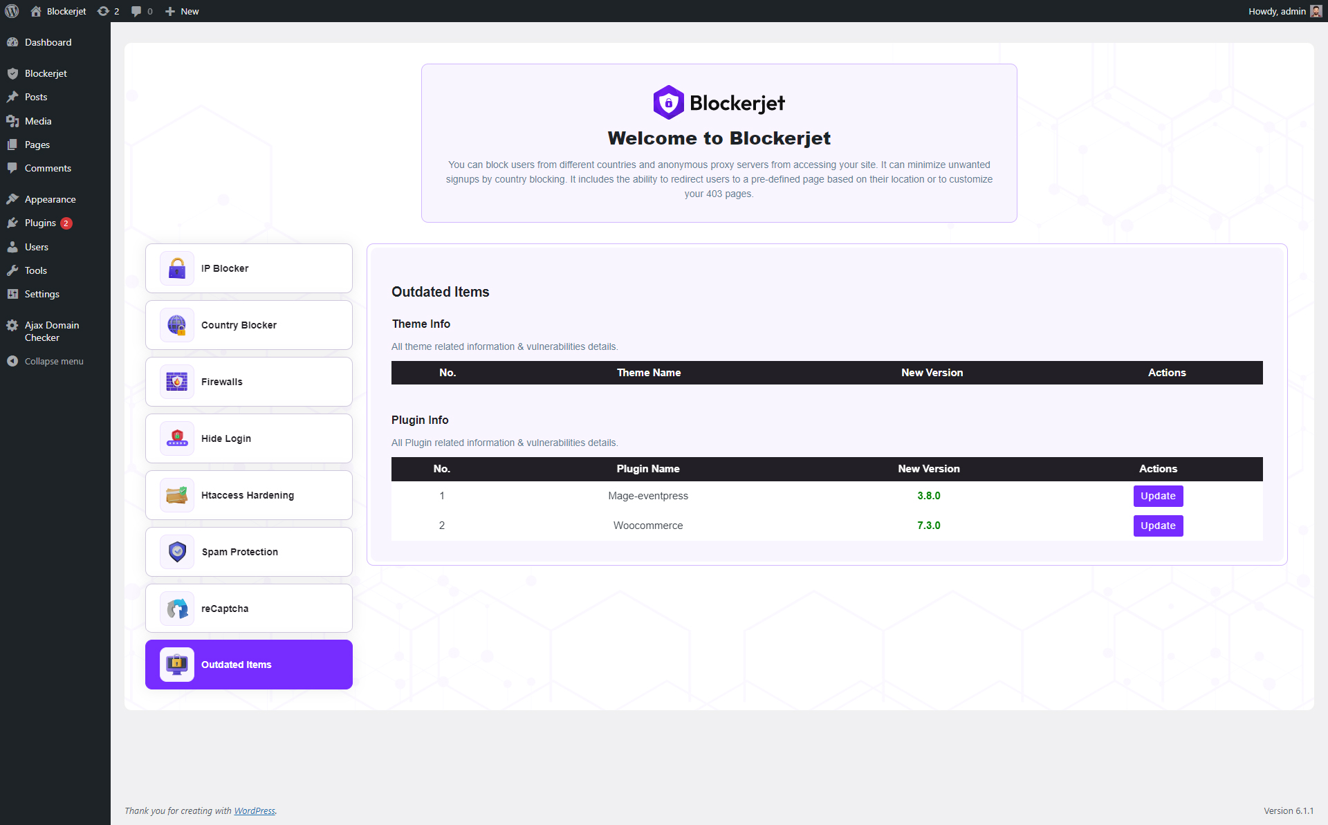 Blockerjet IP 和国家阻止 WordPress 插件 (v1.0) 1.0.0