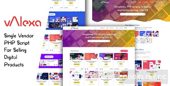 Valexa v3.0.0 - 用于销售数字产品和数字下载的 PHP 脚本-第1张图片-Ceacer网络