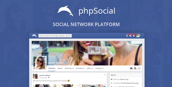 phpSocial v7.0.0 - 仿FacebookPHP社交平台源码