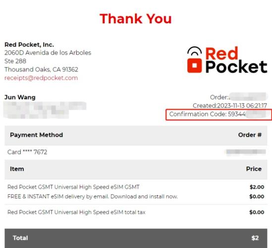 能在中国使用的最便宜美国手机卡：RedPocket红包卡，月租仅需2.5美元-第13张图片-Ceacer网络