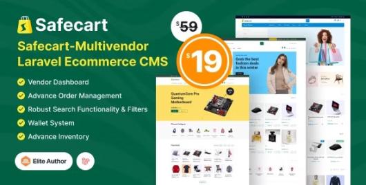 Safecart – 多供应商 Laravel 电子商务平台