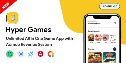 Hyper Games v4.0.0 - 多合一游戏应用程序