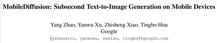 手机上0.2秒出图、当前速度之最，谷歌打造超快扩散模型MobileDiffusion-第1张图片-Ceacer网络