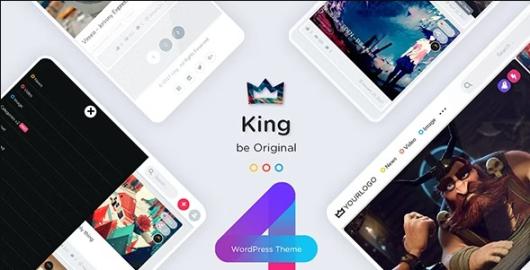 King V4.0 - WordPress病毒杂志主题带视频、图片