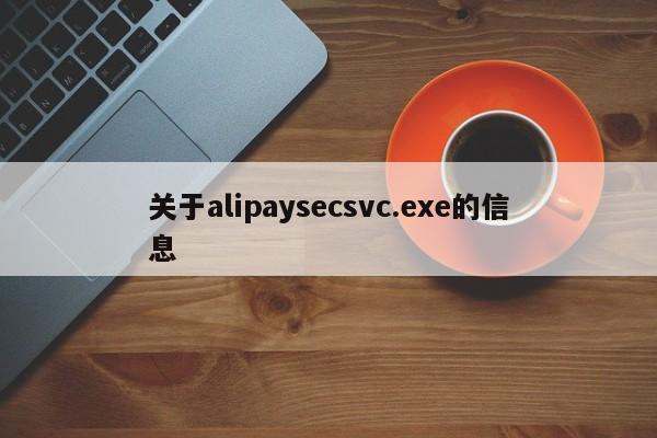 关于alipaysecsvc.exe的信息