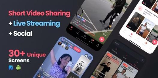 仿tiktokTikTok/Dubsmash模版源码 - Android/iOS-第1张图片-Ceacer网络