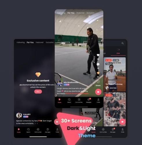 仿tiktokTikTok/Dubsmash模版源码 - Android/iOS-第2张图片-Ceacer网络