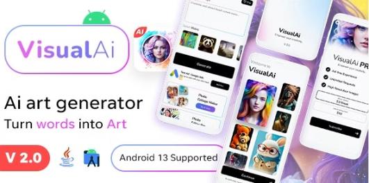 Ai Images Generator v2.0 - VisualAI + 照片编辑工具 Android 应用程序