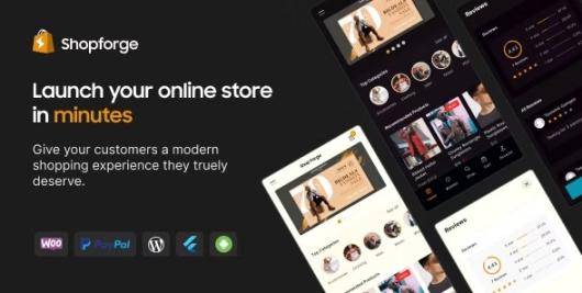 Shopforge - WooCommerce 移动应用程序（Android 和 iOS）-第1张图片-Ceacer网络