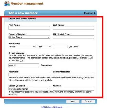 怎么注册MSN邮箱？带教程：开通MSN Premium订阅，创建您的msn.com邮箱-第3张图片-Ceacer网络