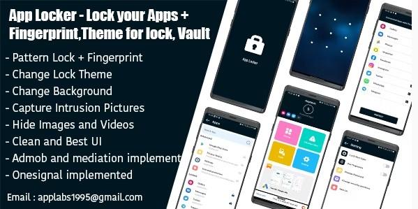 应用程序储物柜 - 锁定您的应用程序 + 指纹、锁定主题、Vault 支持 ADMOB、FB MEDIATION-第1张图片-Ceacer网络