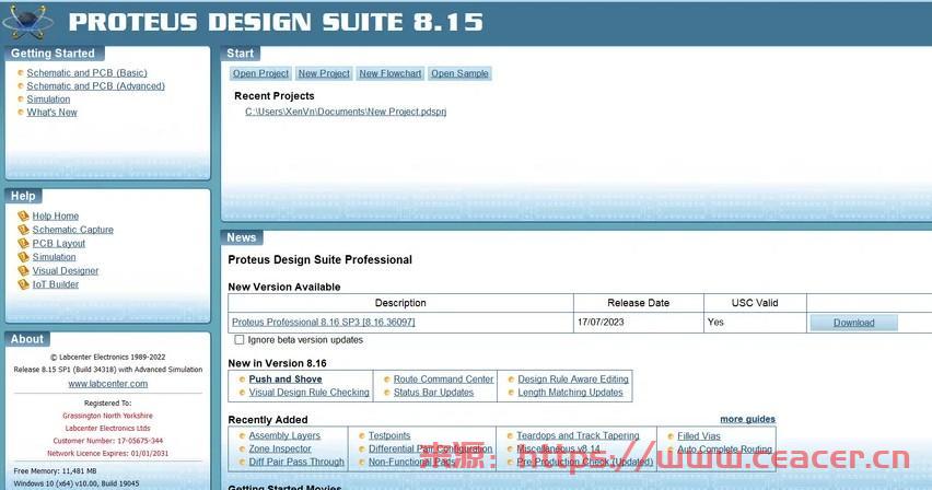 Proteus Professional 8 完整版电脑工具-第2张图片-Ceacer网络