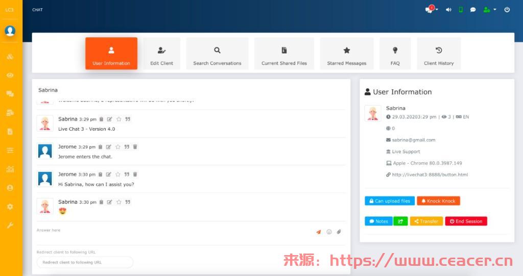 实时支持聊天 v5.1.1 - 实时聊天PHP源码-第1张图片-Ceacer网络